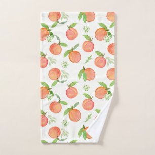 Peach Watercolor Handtowel Hand Towel