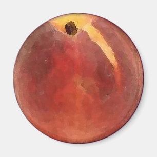 Peach Watercolor - Magnet