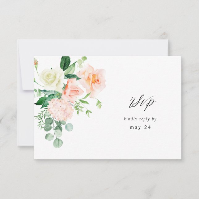 Peach & White Floral w Meal RSVP V3 2 (Front)