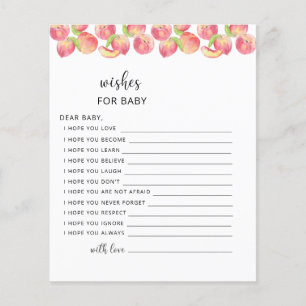 PEACH wishes for baby