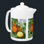 PEACHES<br><div class="desc">A pretty artistic watercolor of peaches growing on the tree.</div>