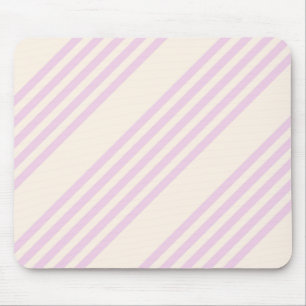 Peaches and cream five stripes pattern mouse mat