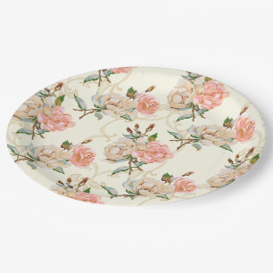 Peaches and Cream Paper Plates