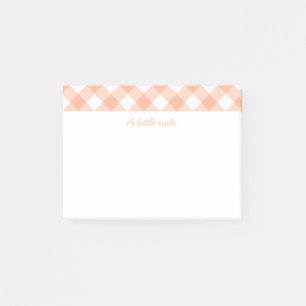 Peaches and Cream Post-it notes