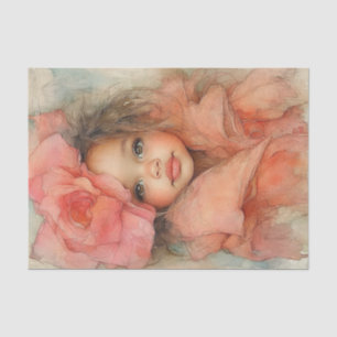 Peaches and Creme Beauty1 Tissue Paper