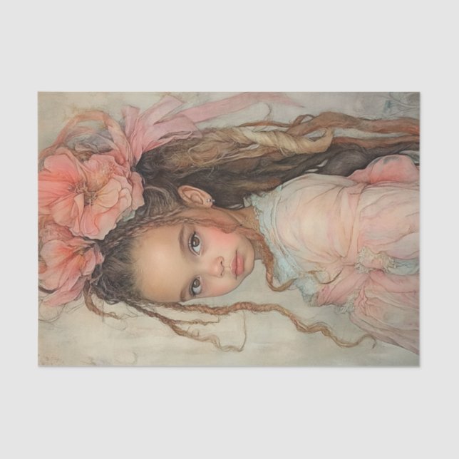 Peaches and Creme Beauty9 Tissue Paper (Front)