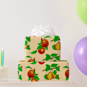 Peaches And Pears Wrapping Paper