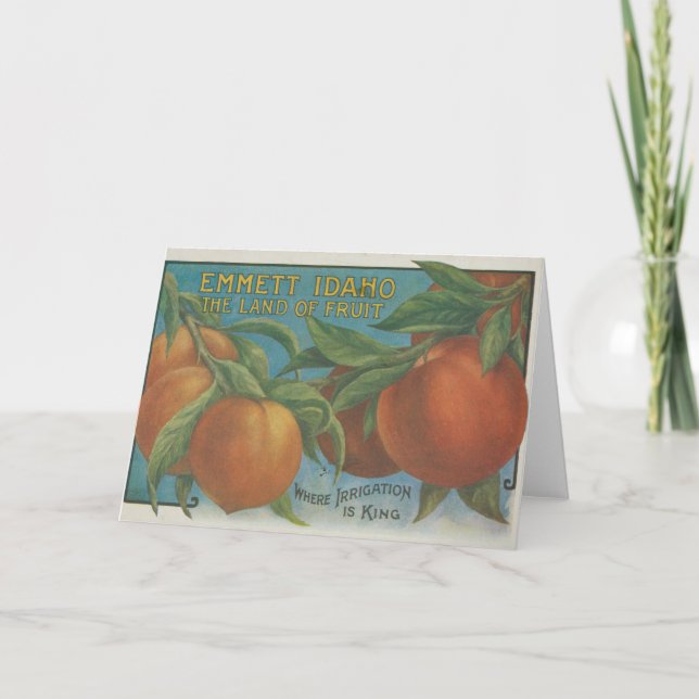 Peaches Card (Front)