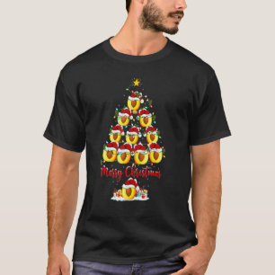 Peaches Christmas Tree Lights Santa Peaches Xmas T-Shirt