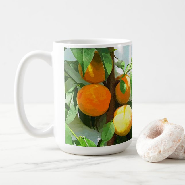 PEACHES COFFEE MUG (With Donut)