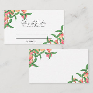 Peaches - Date night ideas \ Date jar Enclosure Card