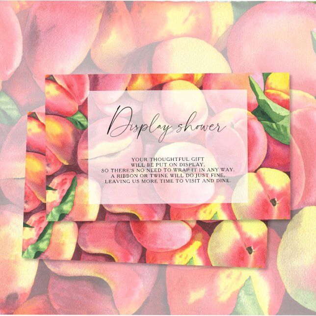 Peaches - Display shower Enclosure Card (Creator Uploaded)