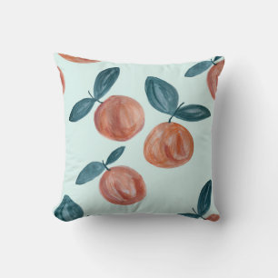 Peaches Farmhouse Throw Pillow