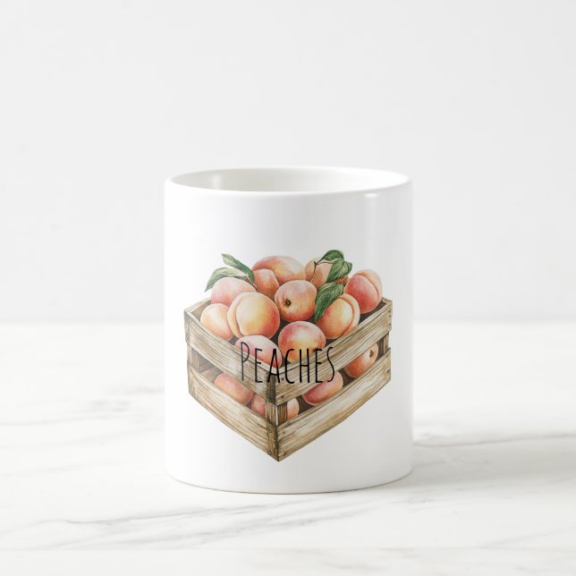 Peaches Fruit Coffee Mug (Center)