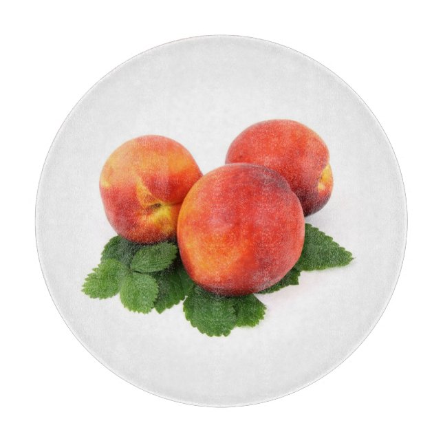 Peaches Fruit Cutting Board (Front)