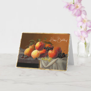 Peaches, Grapes, and Apples Card