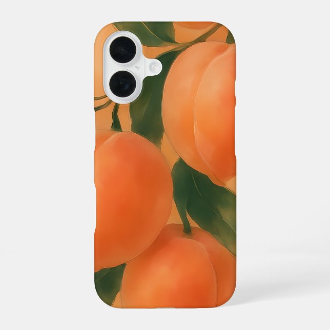 Peaches iPhone 16 Case (Back)