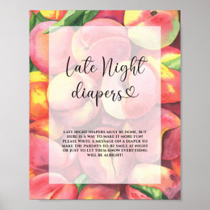 Peaches - Late night diapers game Poster