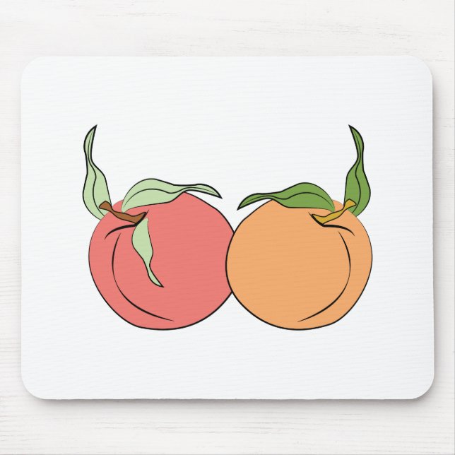 Peaches Mouse Mat (Front)