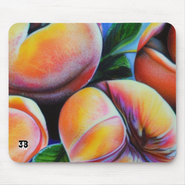 Peaches Mouse Mat (Front)