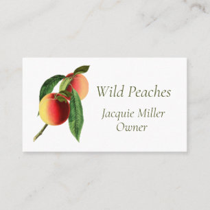 Peaches on a Branch Business Card