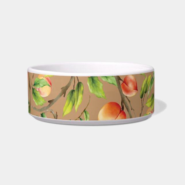 Peaches on the tree bowl (Front)