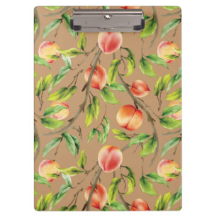 Peaches on the tree clipboard