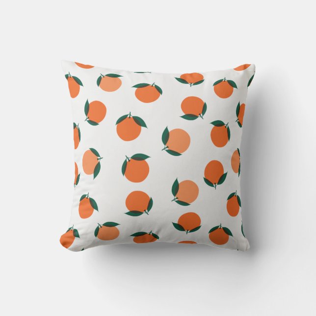 Peaches & Oranges Cushion (Front)