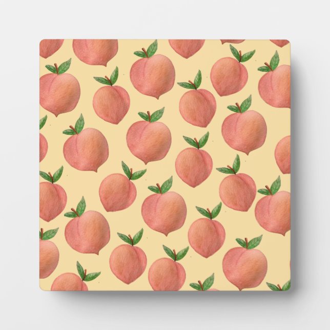 Peaches Plaque (Front)