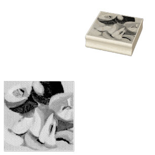 Peaches Rubber Stamp