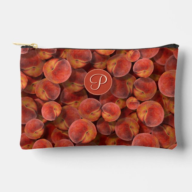 Peaches Small Cosmetic Toiletry Bag (Front)