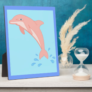 Peaches the Pink Dolphin Plaque