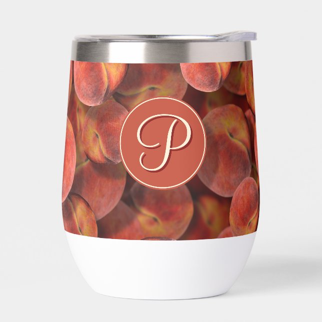 Peaches Thermal Drinkware (Left)