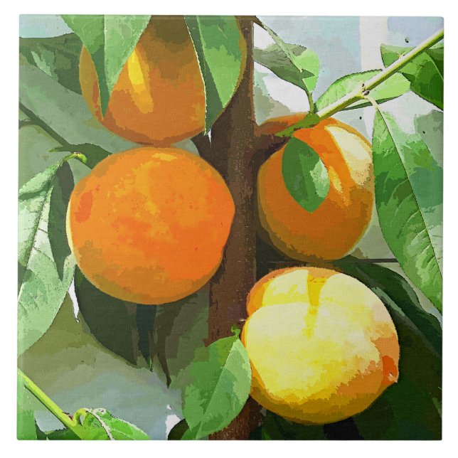 PEACHES TILE (Front)