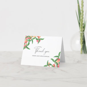 Peaches - Wedding Thank You Card