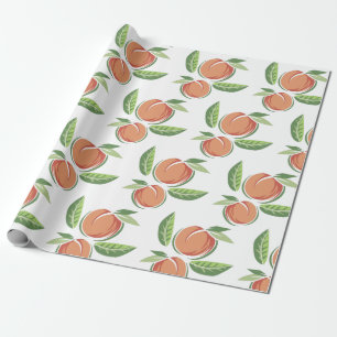 Peaches Wrapping Paper
