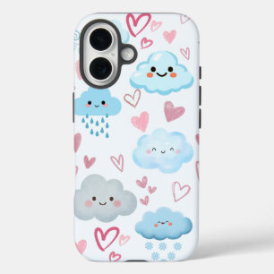 Peachify Dreamy Clouds iPhone 16 Case