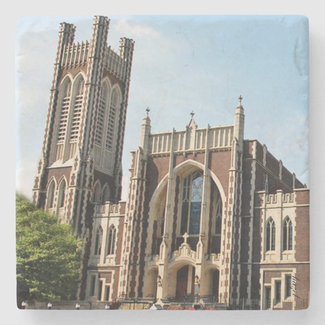 Peachtree Christian Church, Atlanta, Stone Coaster (Front)