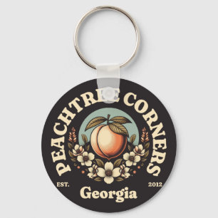 Peachtree Corners, Georgia Key Ring