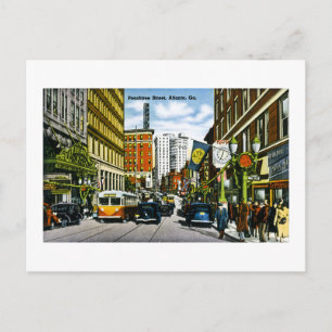 Peachtree Street, Atlanta, GA Postcard