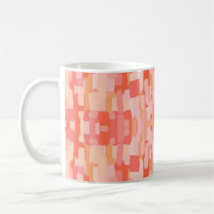 Peachy Abstract Coffee Mug