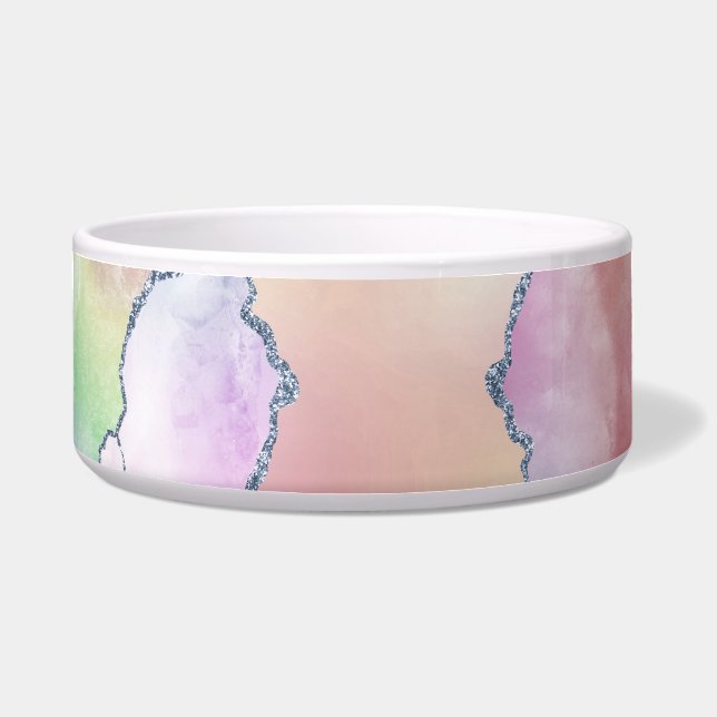 Peachy Agate | Pretty Soft Pastel Watercolor Ombre (Front)