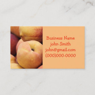 Peachy Business Card
