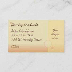 Peachy Business Card