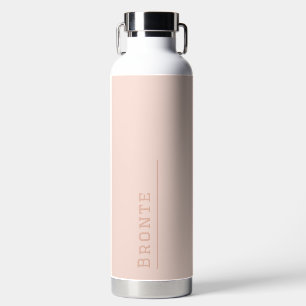 Peachy Coral - Colour Flow monogram Jumbo size Water Bottle