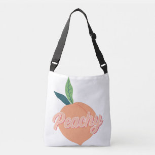 Peachy, cute peach crossbody bag