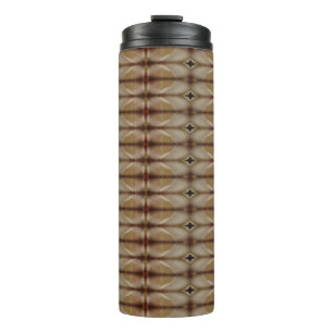 Peachy Ikat 4 Fog Thermal Tumbler