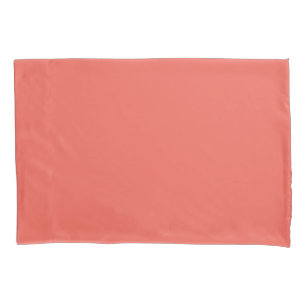 Peachy Pink Coral Pillowcase