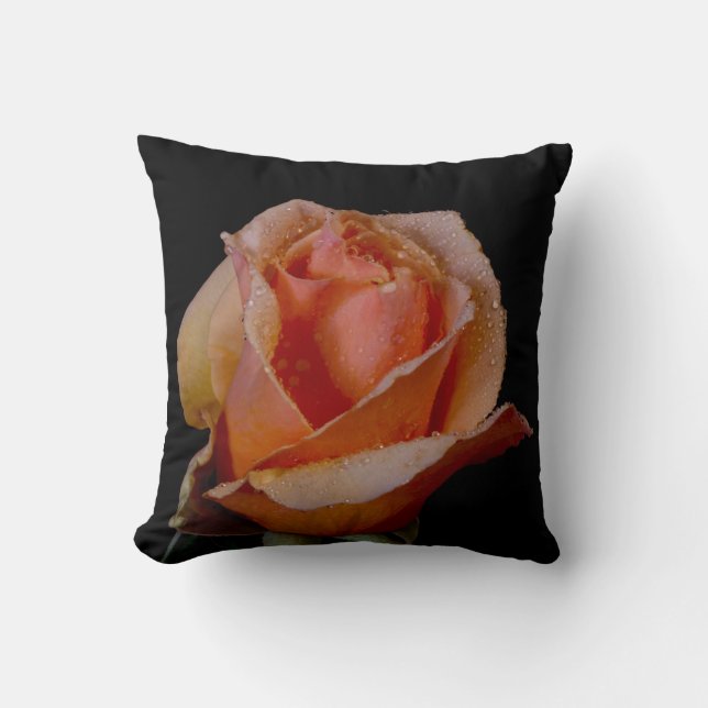 Peachy Rose Cushion (Front)