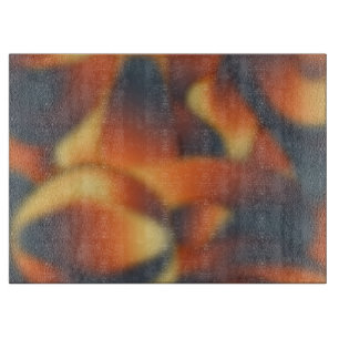 Peachy Sumo Glass Cutting Board